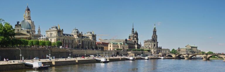 Eisbaden in Dresden