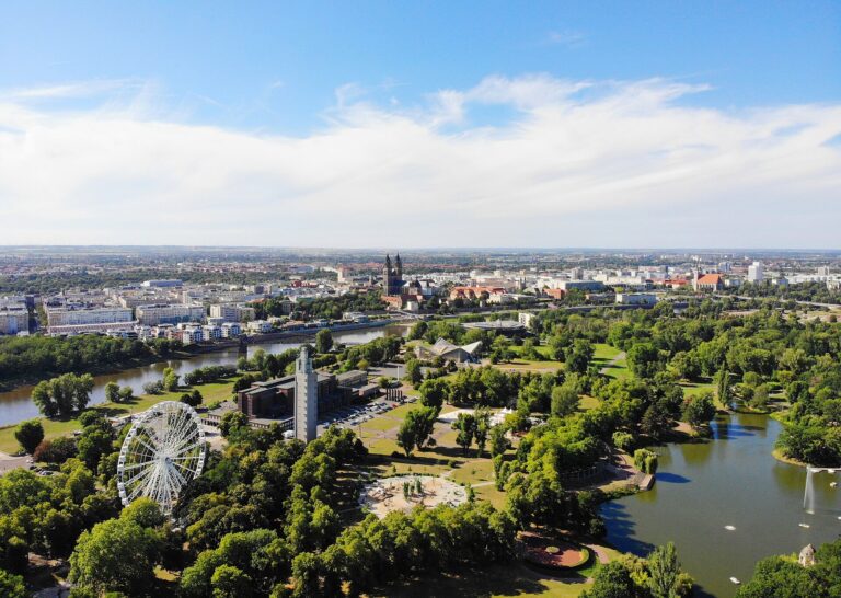 Eisbaden in Magdeburg