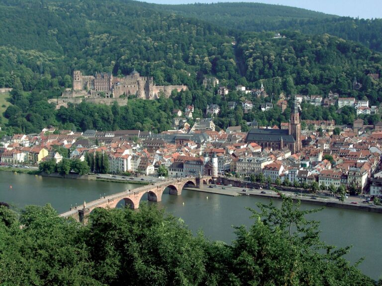 Eisbaden in Heidelberg