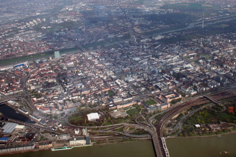 Eisbaden in Mannheim