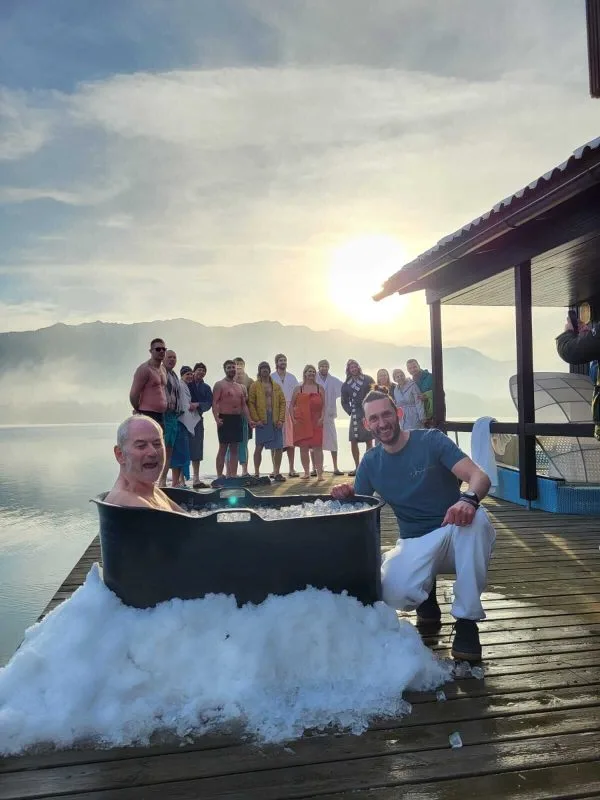 Eisbaden mit Walter Berger