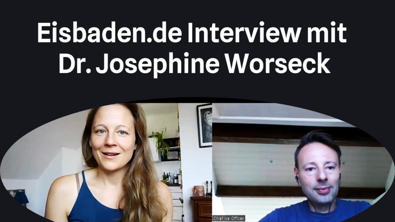 Eisbade Interview mit Josephine Worseck und Constantin Falcoianu dem Chief Ice Officer
