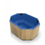 Eisbadefass mit GFK Einsatz für 9 Personen