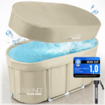 LIVIKING® ThermoPolar Oase – Faltbares Eisbad für Regeneration & Wellness (Sand-Beige)