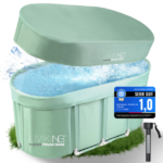 LIVIKING® ThermoPolar Oase – Faltbares Eisbad für Regeneration & Wellness (Eukalyptus-Grün)