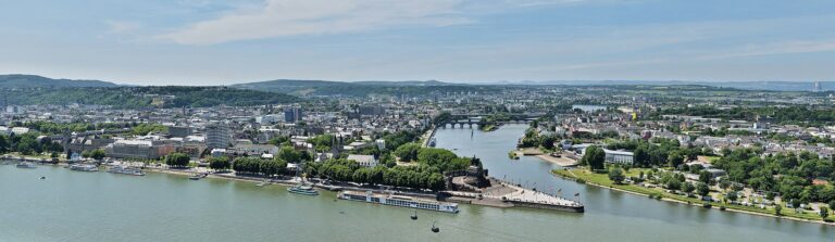 Eisbaden in Koblenz