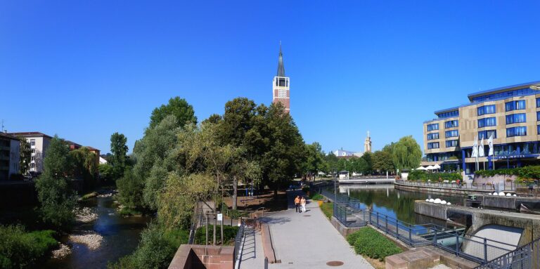 Eisbaden in Pforzheim