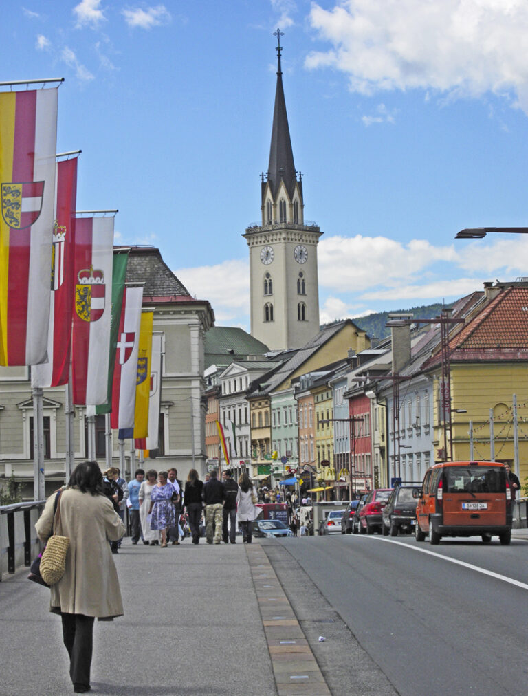 Eisbaden in Villach