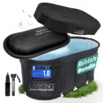 LIVIKING® ThermoPolar Oase 120 – Faltbares Eisbad für Regeneration & Wellness (RainSafe Bundle)