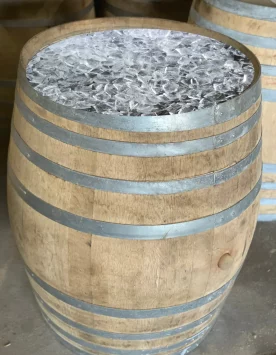 Eichenfass Eisbaden